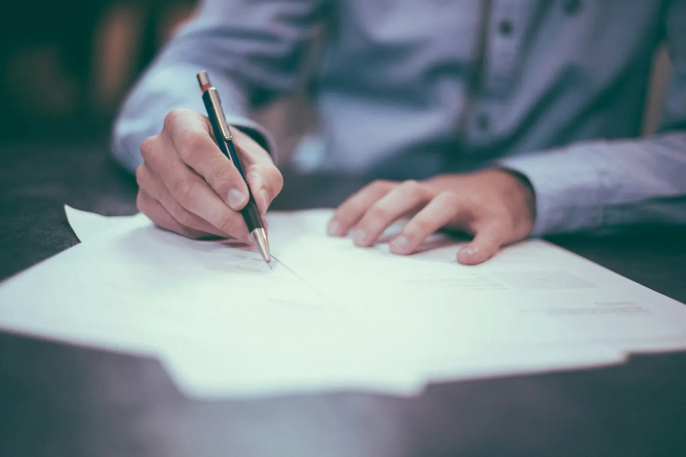 Return being reviewed and signed before filing